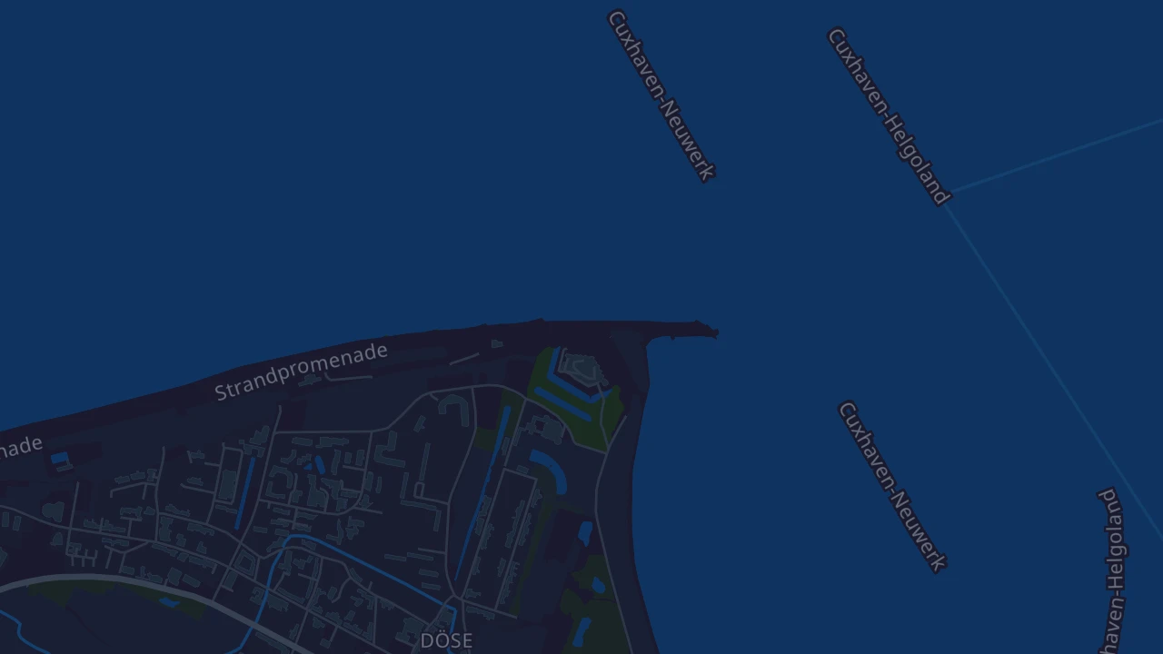 Karte von Cuxhaven