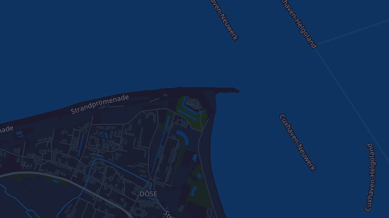 Karte von Cuxhaven