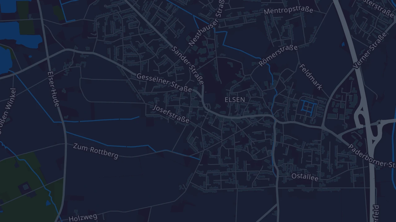 Karte von Paderborn