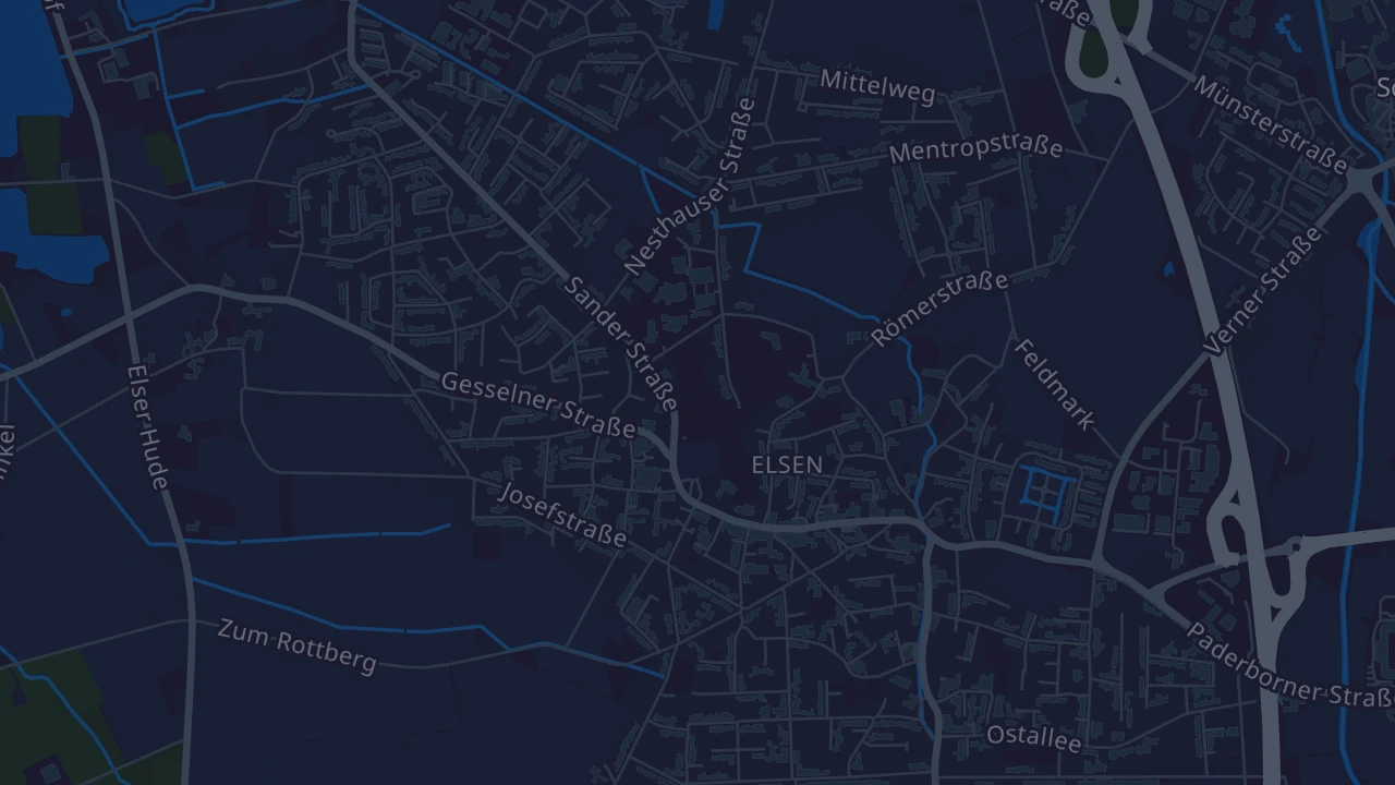 Karte von Paderborn