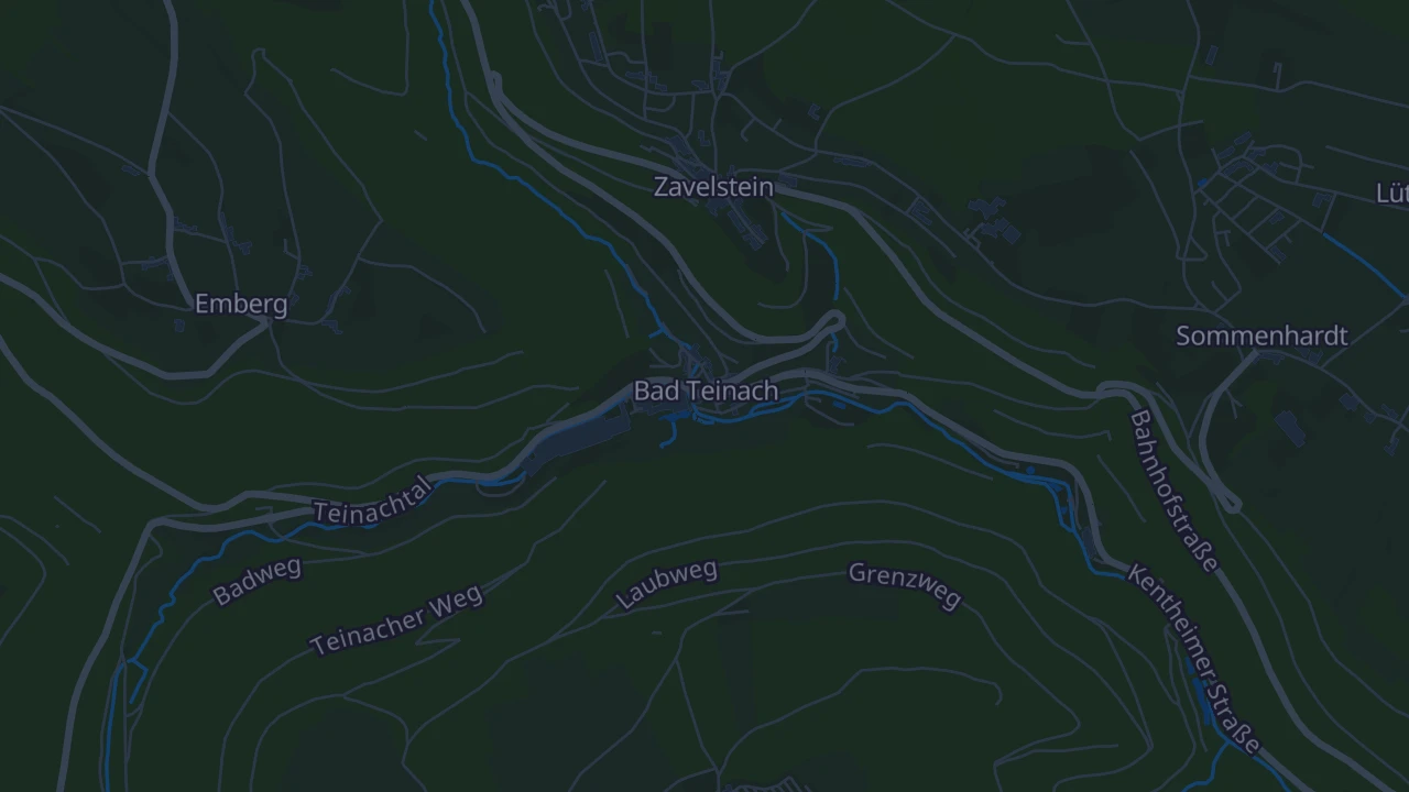 Karte von Bad Teinach-Zavelstein