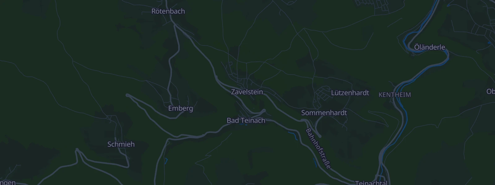 Karte von Bad Teinach-Zavelstein
