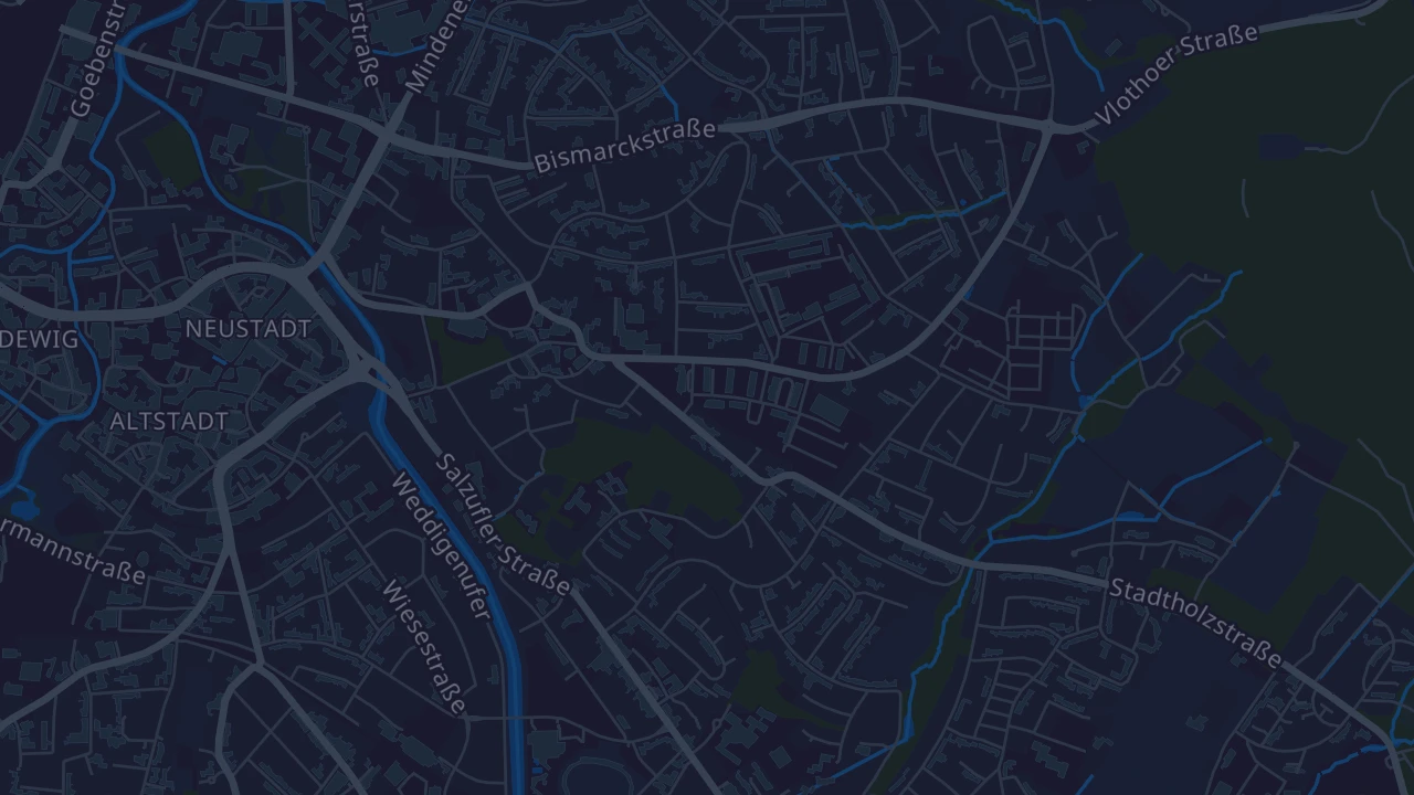 Karte von Herford-Stadt