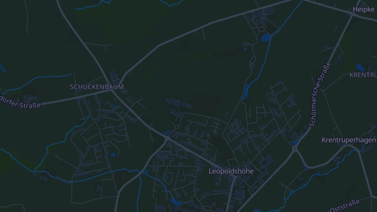 Karte von Leopoldshöhe