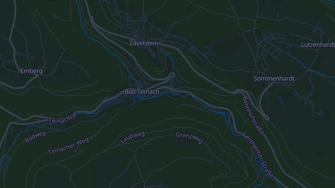 Karte von Bad Teinach-Zavelstein