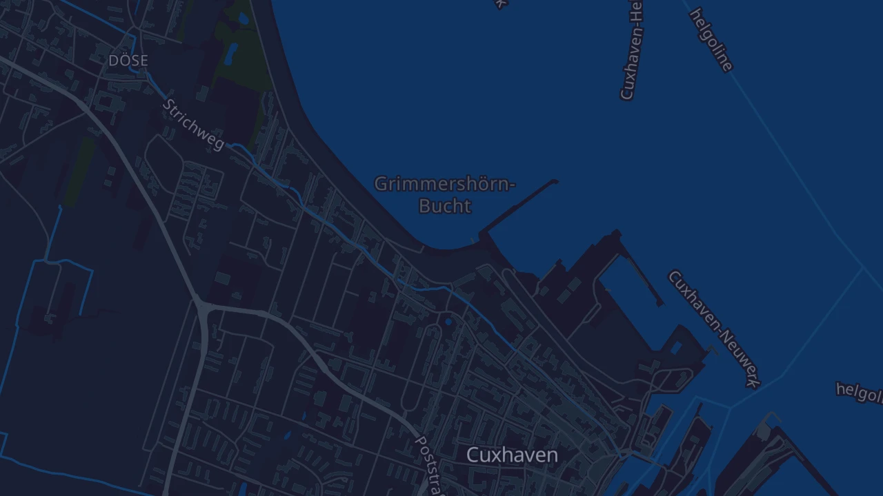 Karte von Cuxhaven