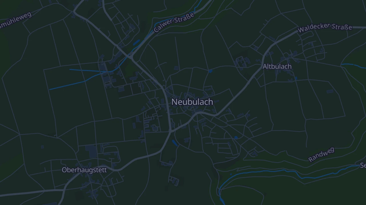 Karte von Neubulach-Stadt