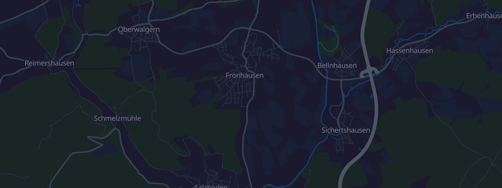 Karte von Fronhausen