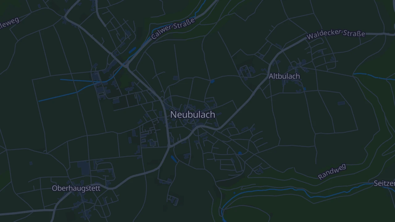 Karte von Neubulach