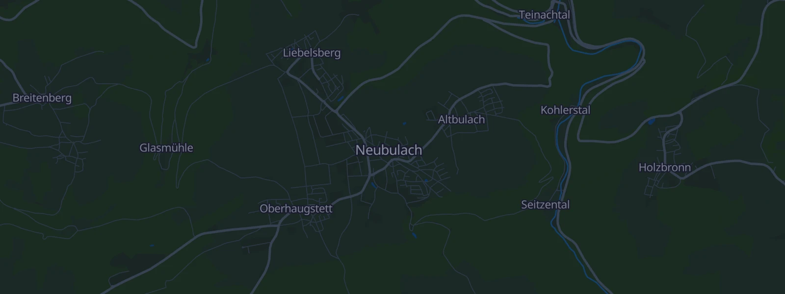 Karte von Neubulach-Stadt