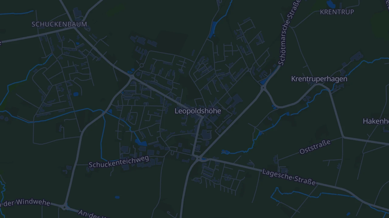 Karte von Leopoldshöhe