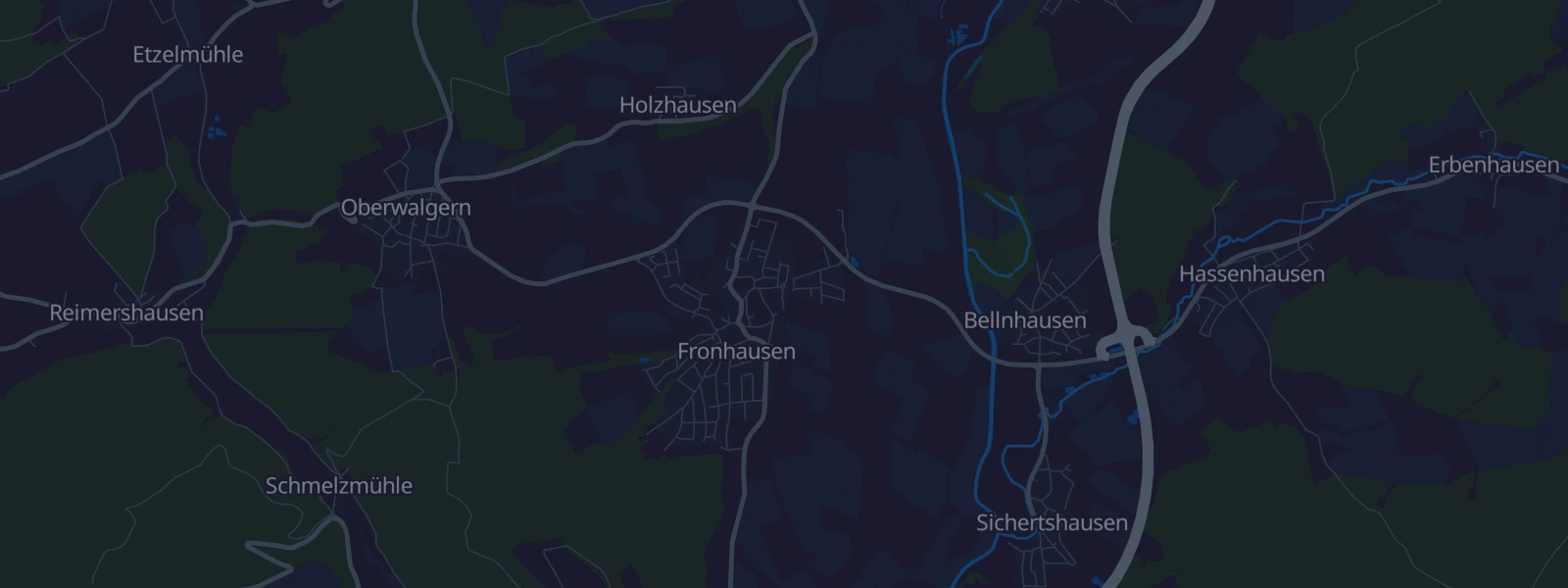 Karte von Fronhausen