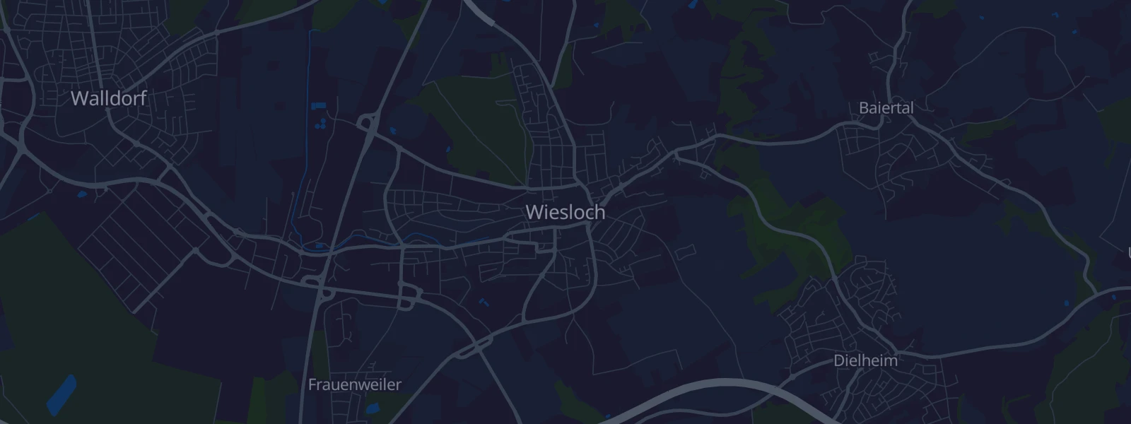 Karte von Wiesloch