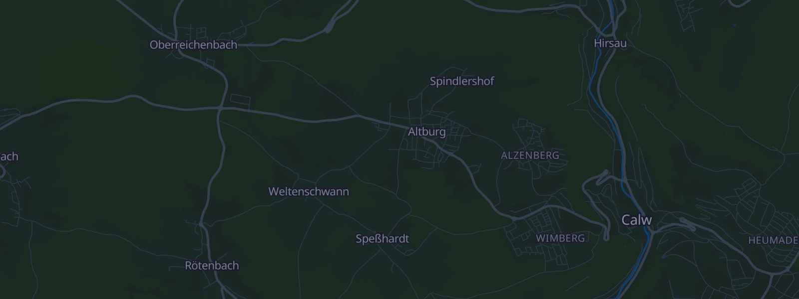 Karte von Calw-Altburg