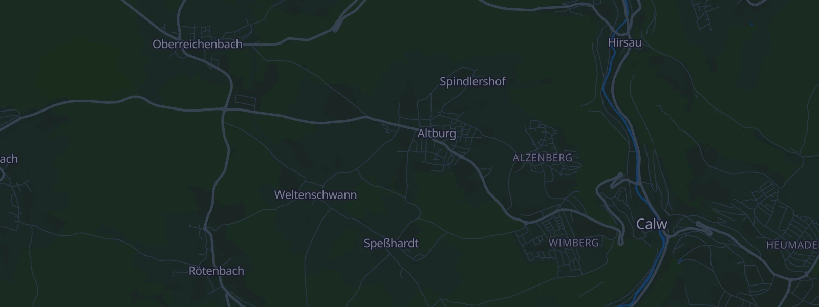 Karte von Calw-Altburg