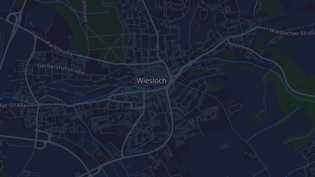Karte von Wiesloch