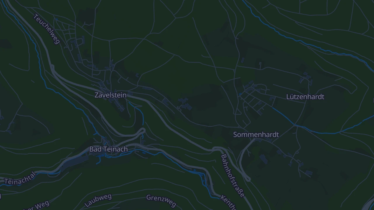 Karte von Bad Teinach-Zavelstein