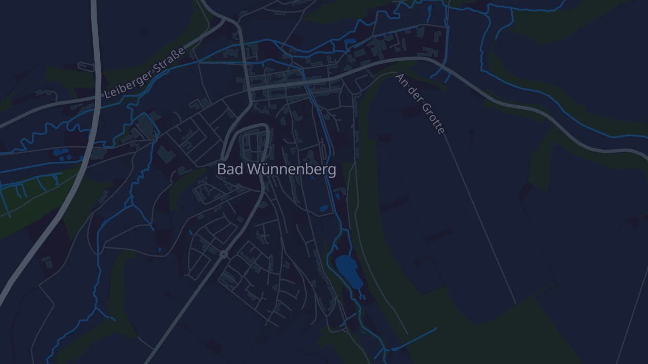 Karte von Bad Wünnenberg