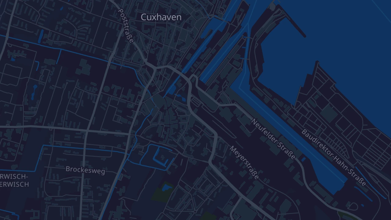 Karte von Cuxhaven