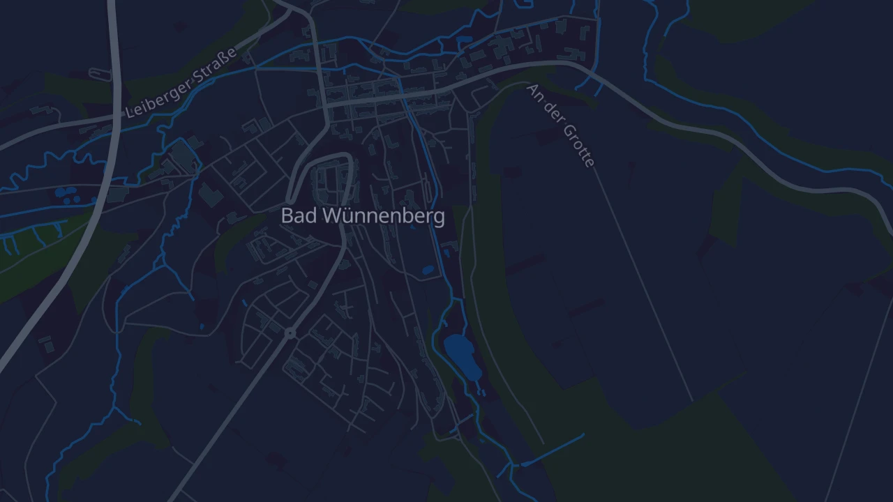 Karte von Bad Wünnenberg