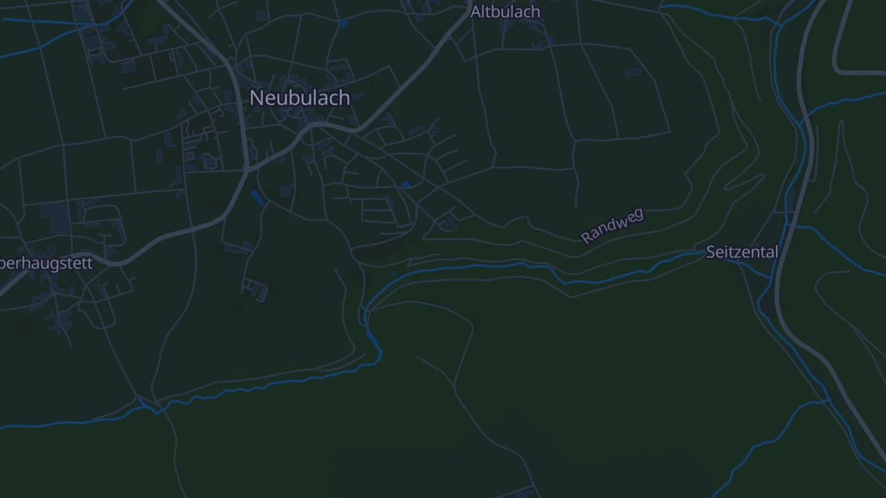 Karte von Neubulach-Stadt