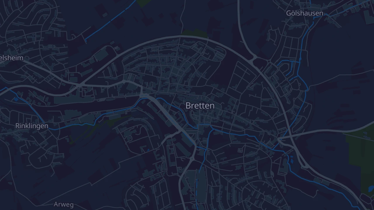 Karte von Bretten