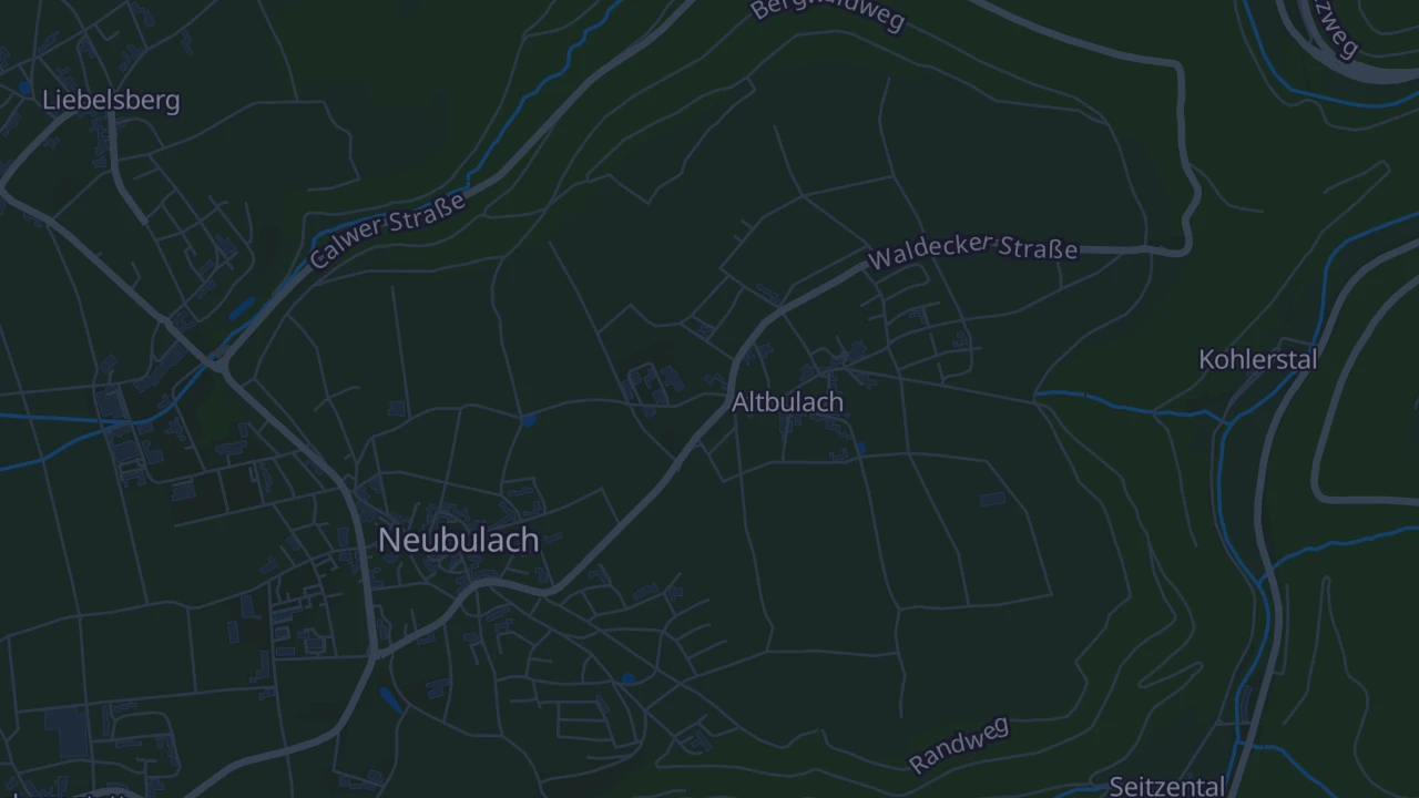 Karte von Neubulach