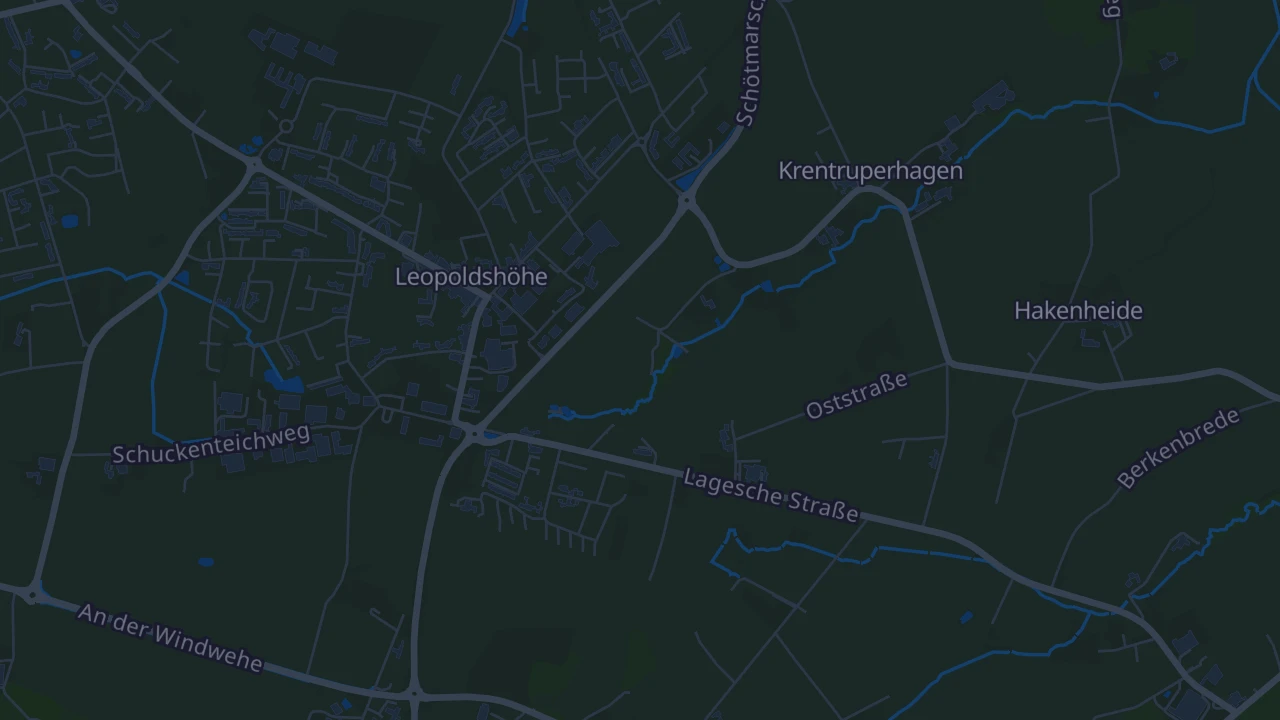 Karte von Leopoldshöhe