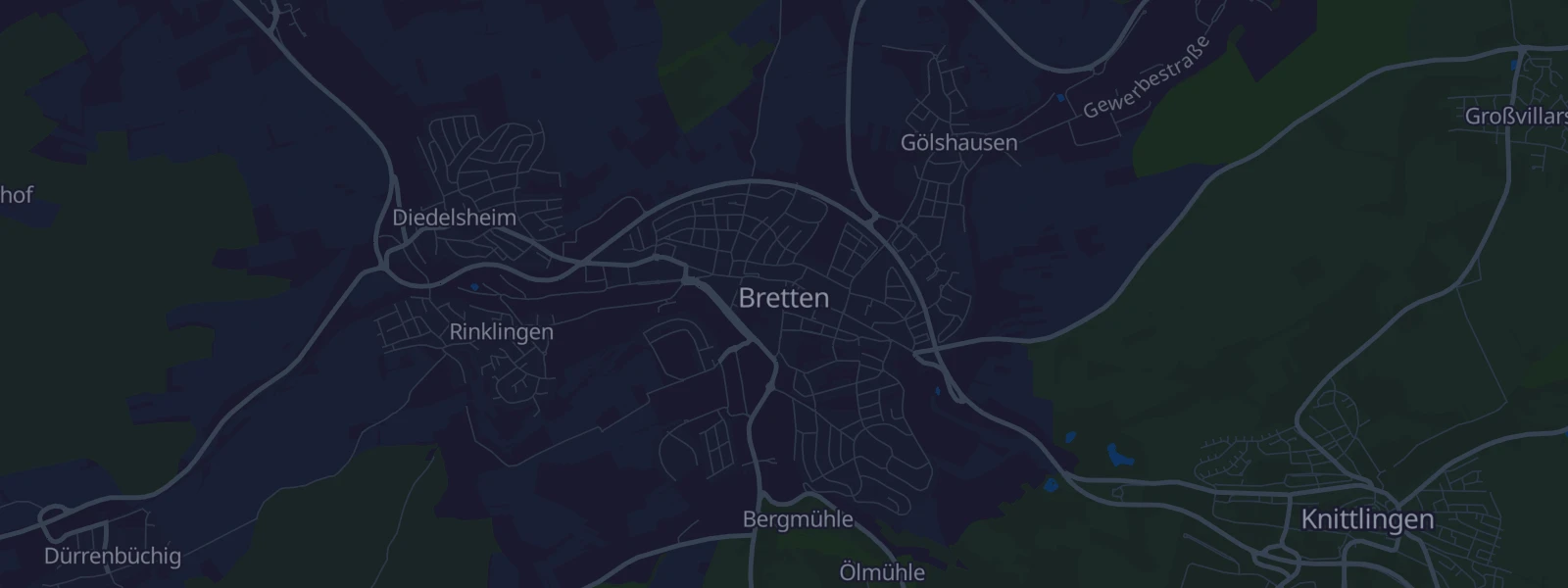 Karte von Bretten