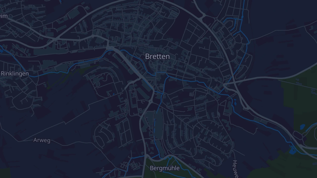 Karte von Bretten