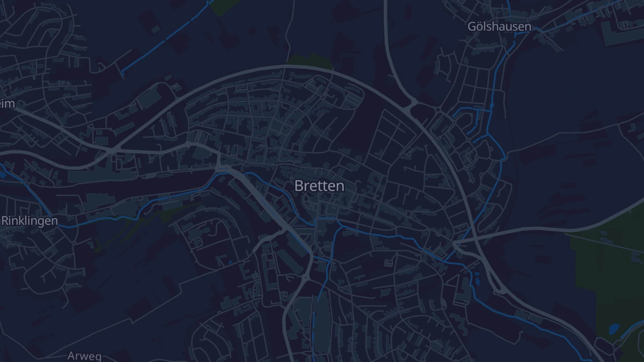 Karte von Bretten