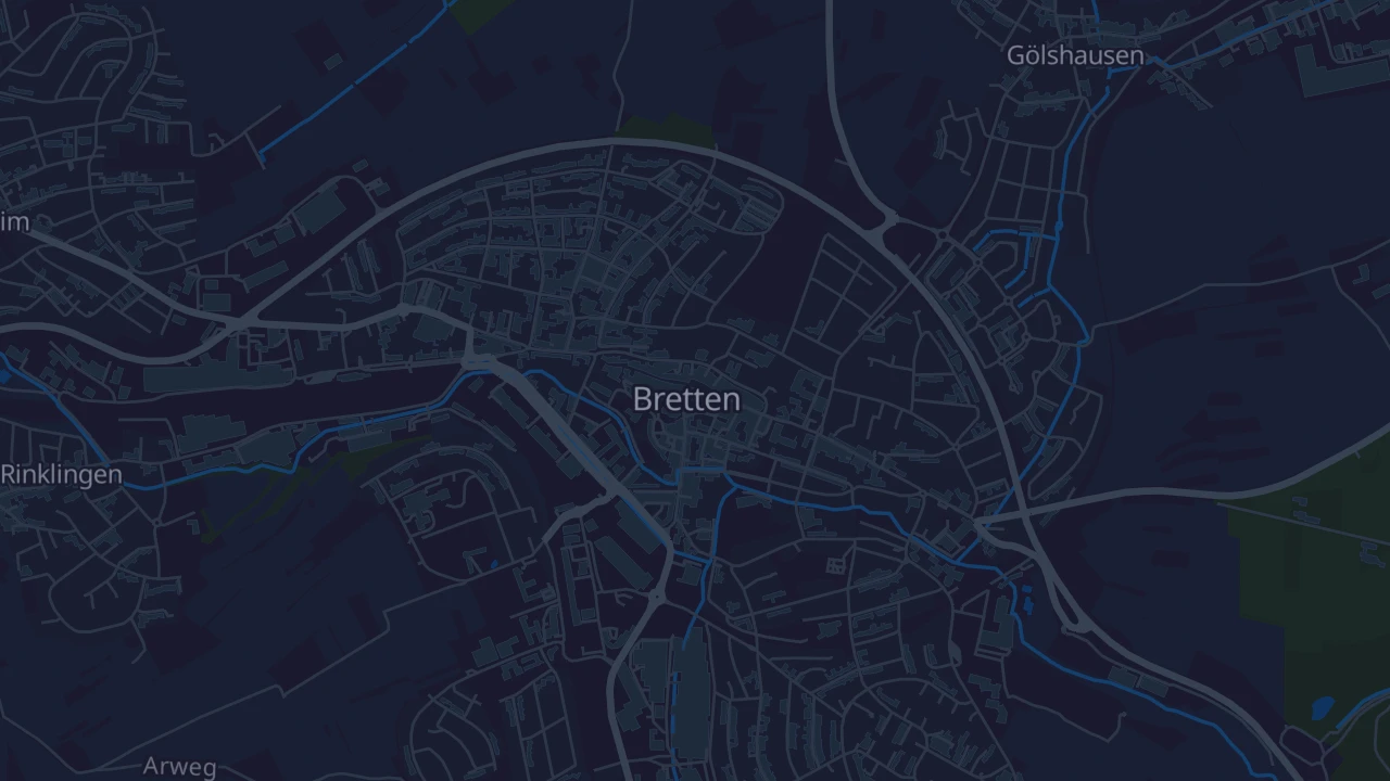 Karte von Bretten