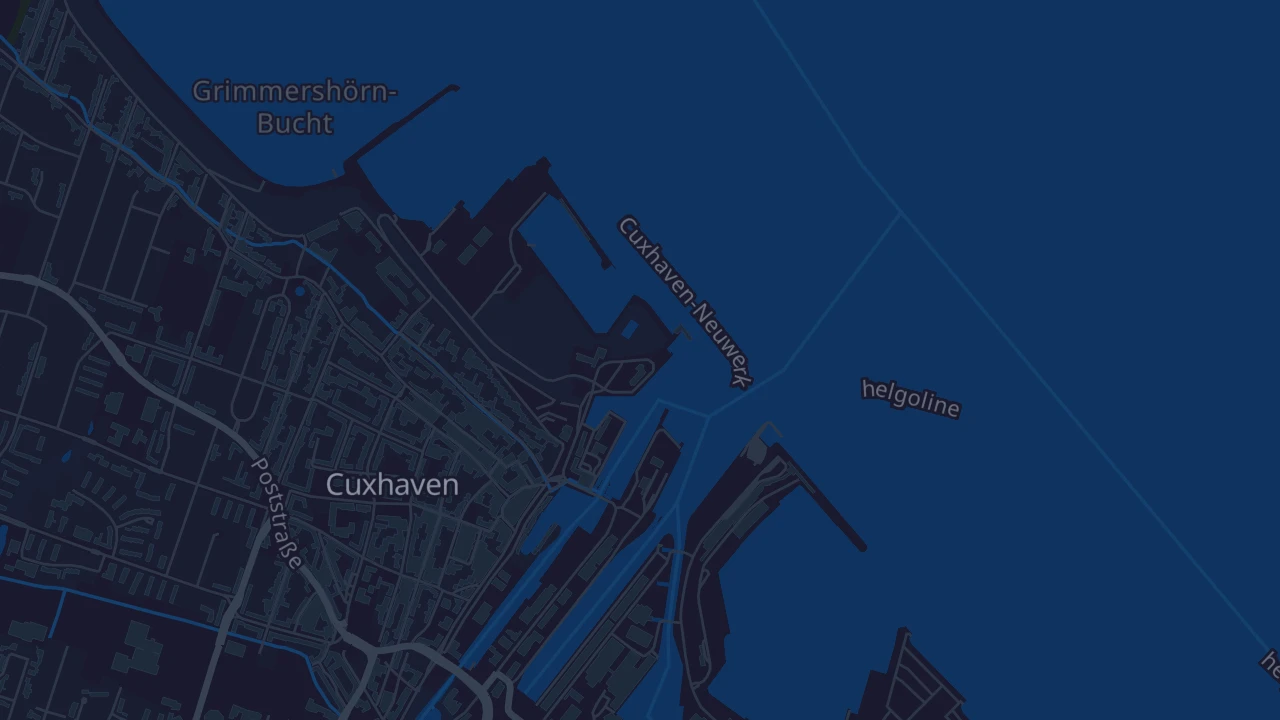 Karte von Cuxhaven