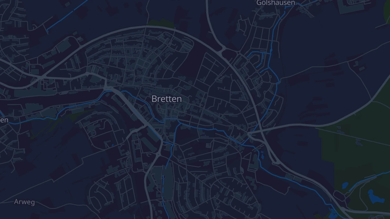 Karte von Bretten