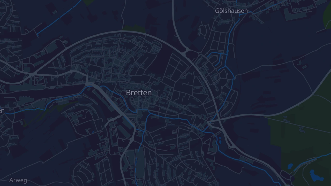 Karte von Bretten