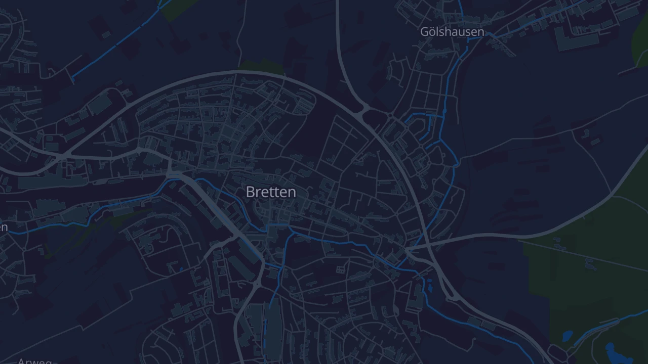 Karte von Bretten