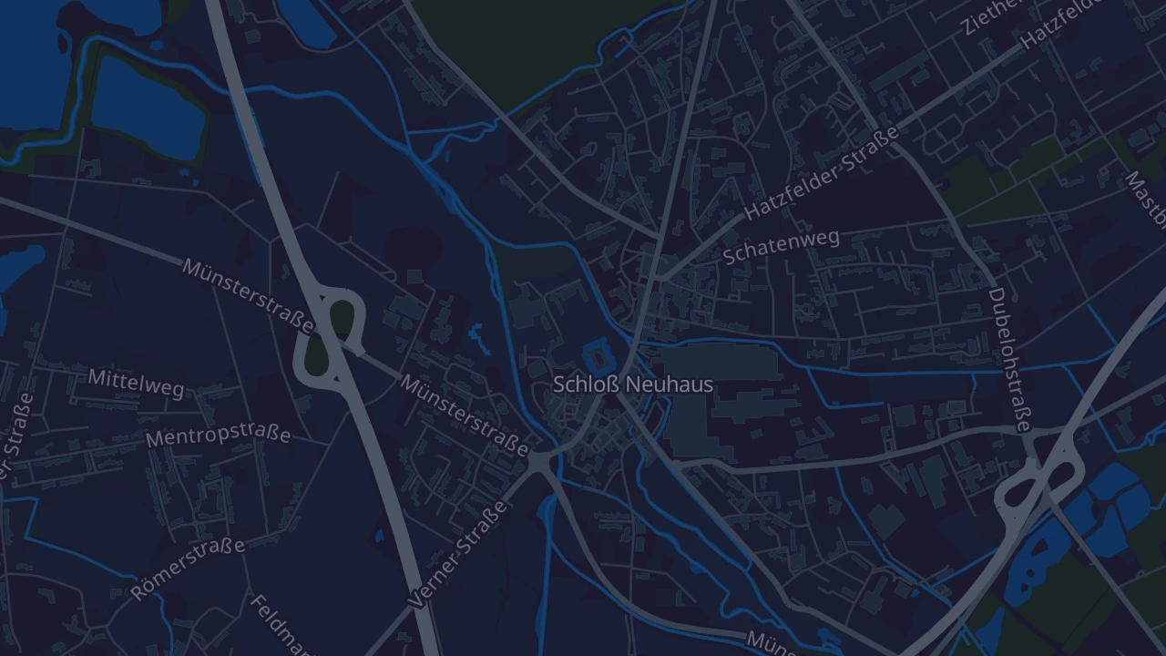 Karte von Paderborn