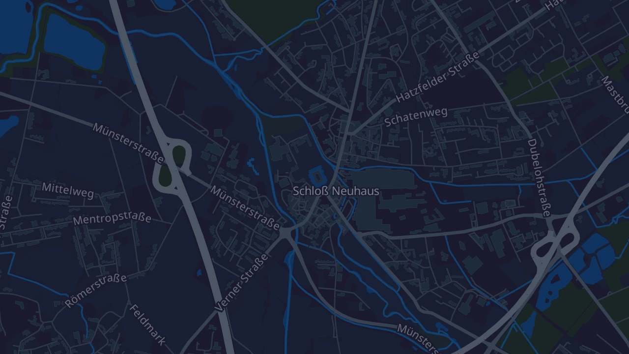 Karte von Paderborn
