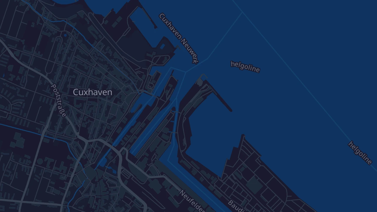 Karte von Cuxhaven