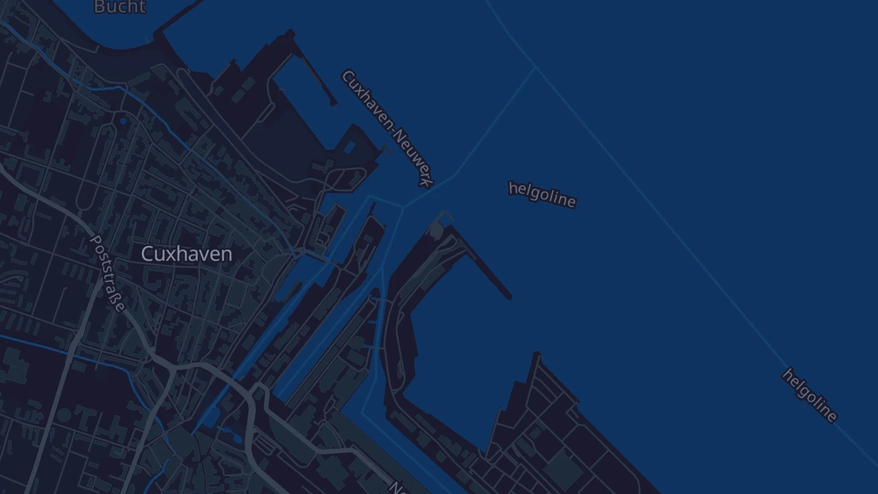 Karte von Cuxhaven