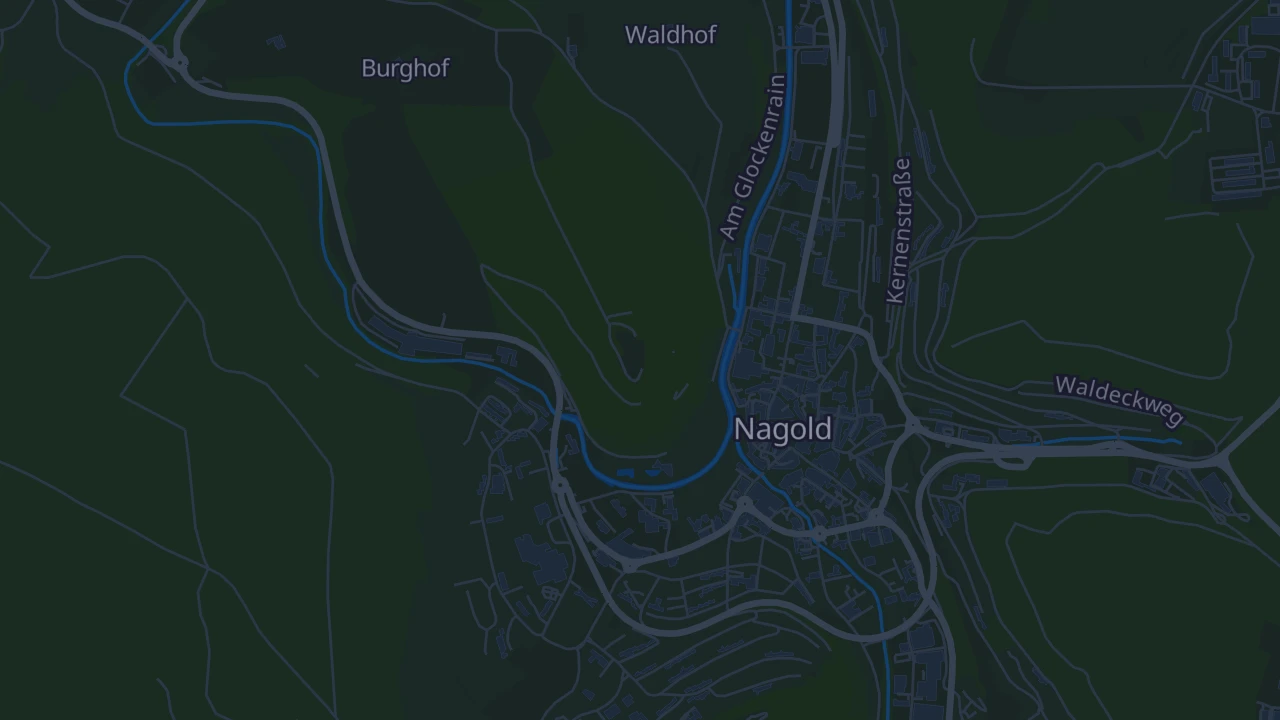 Karte von Nagold