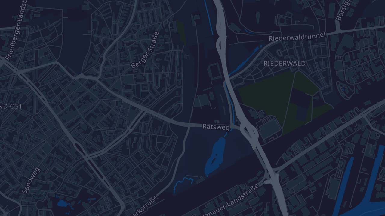 Karte von Frankfurt am Main