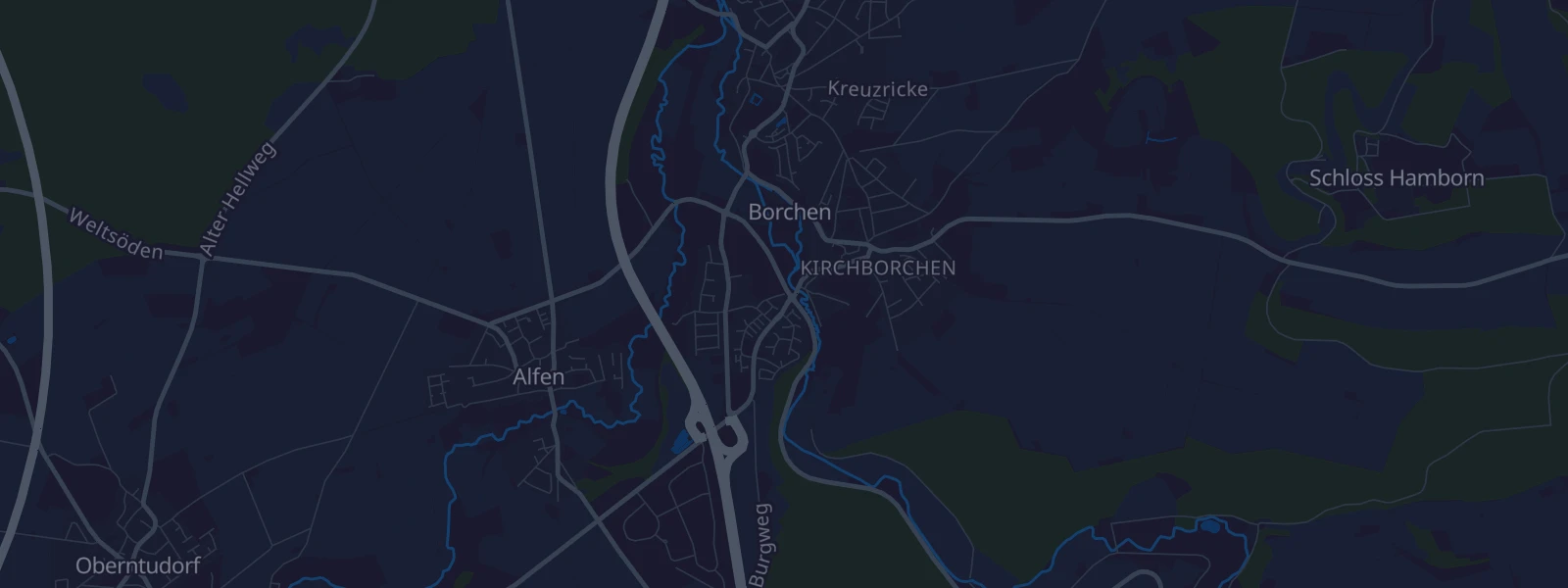 Karte von Borchen