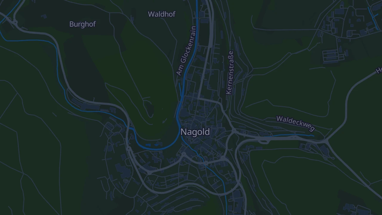 Karte von Nagold