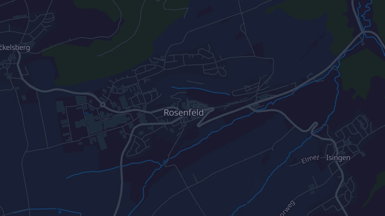 Karte von Rosenfeld
