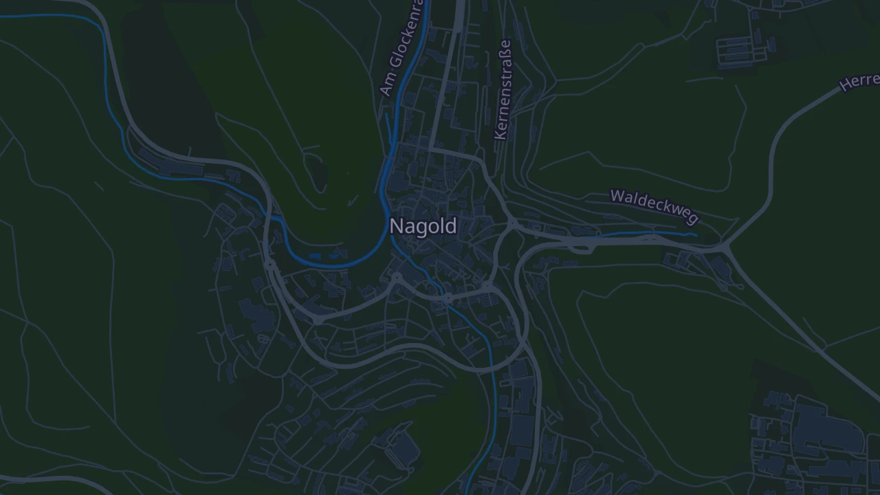 Karte von Nagold