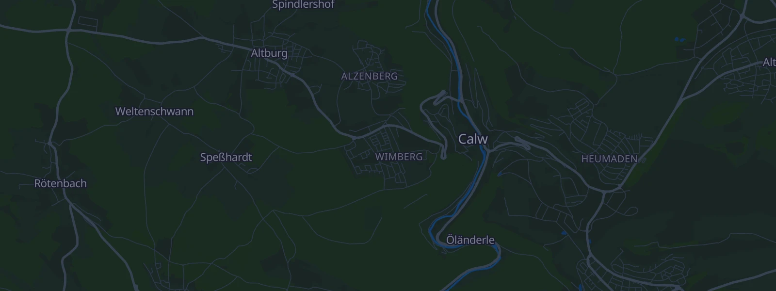 Karte von Calw-Wimberg