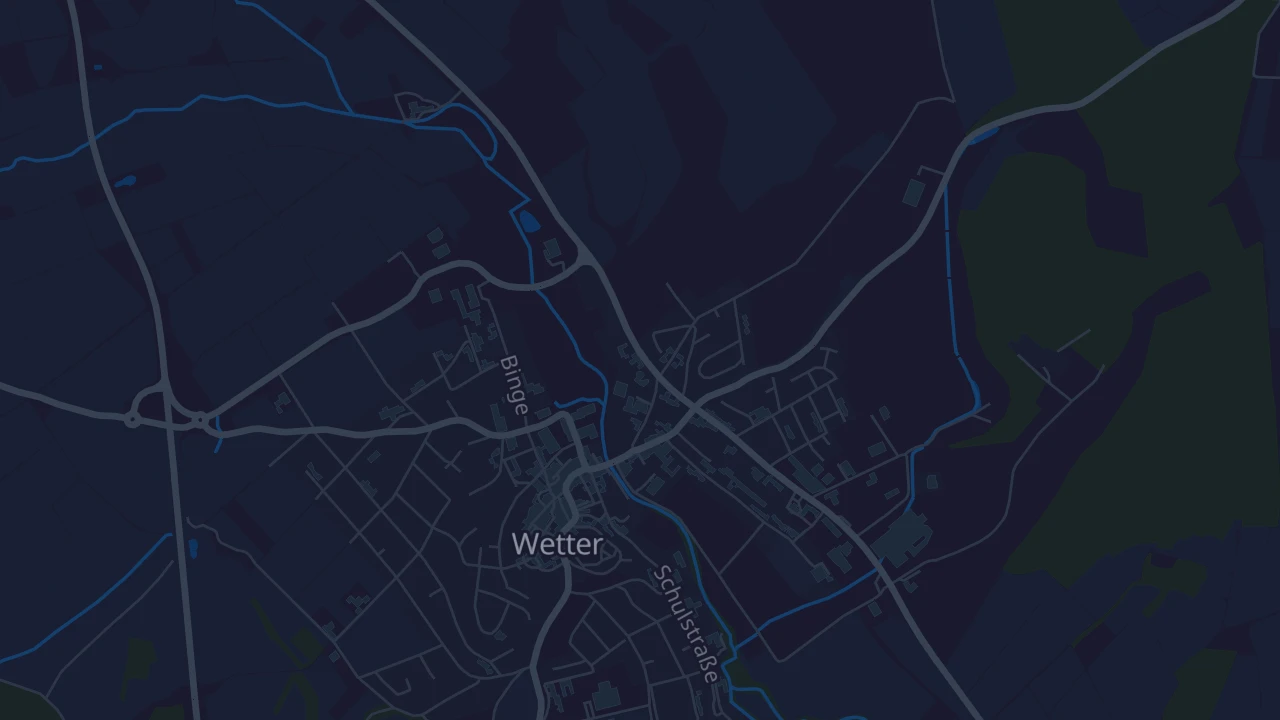 Karte von Wetter