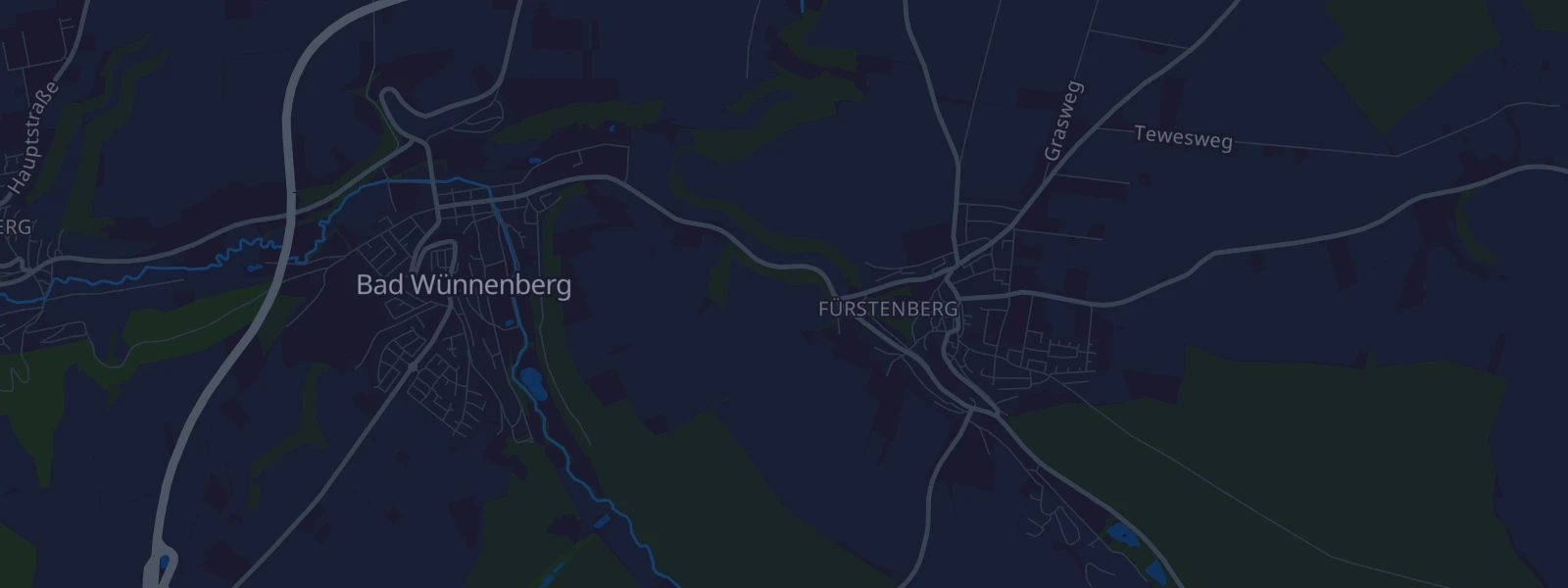 Karte von Bad Wünnenberg