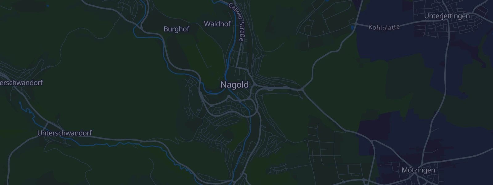 Karte von Nagold
